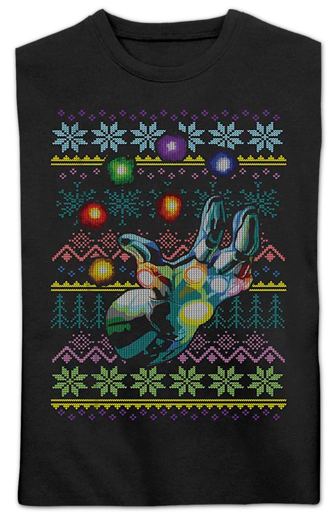 Infinity Gauntlet Faux Ugly Christmas Sweater Marvel Comics product image 1