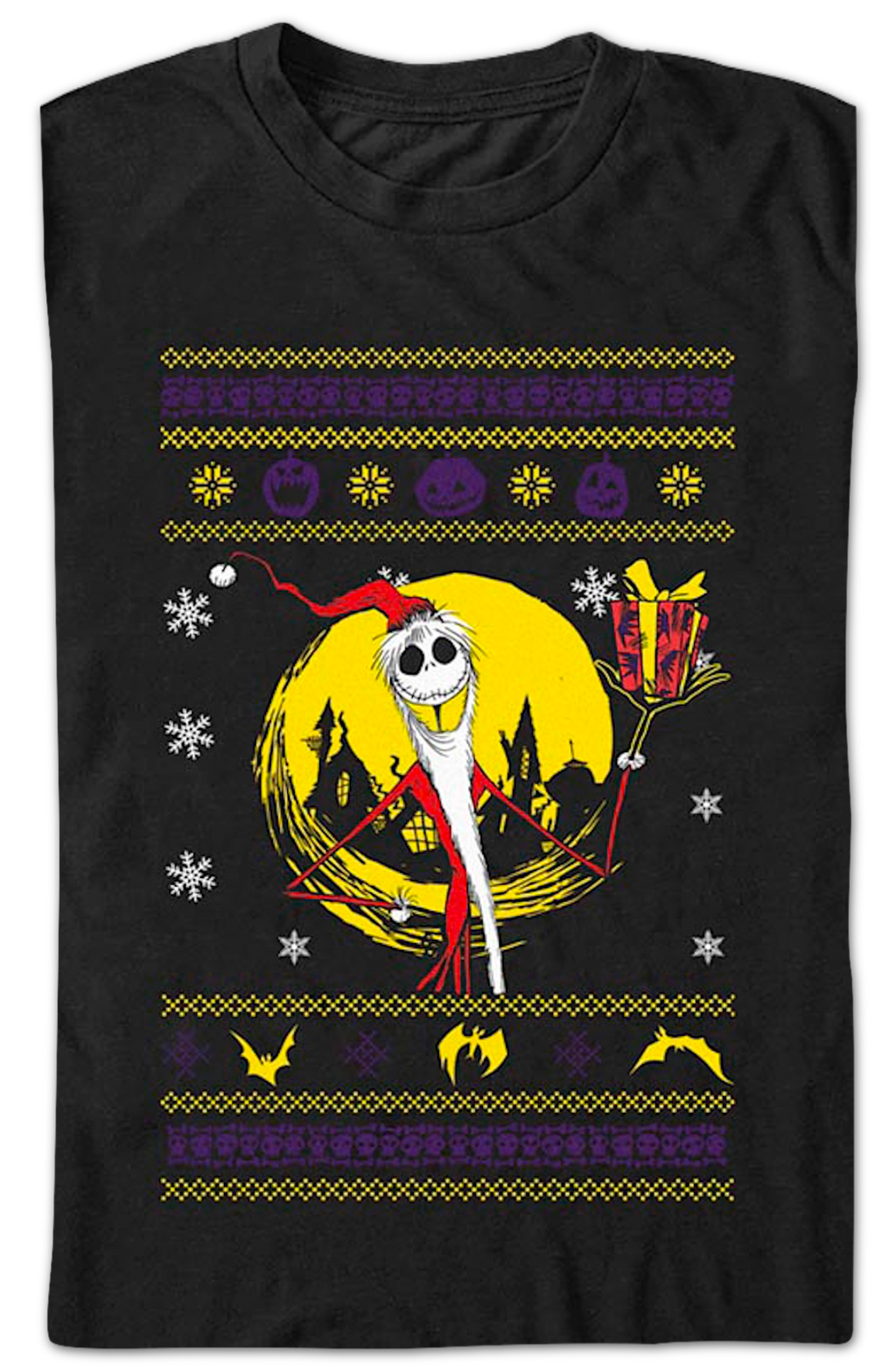 Jack Skellington Faux Ugly Sweater Nightmare Before product image 2