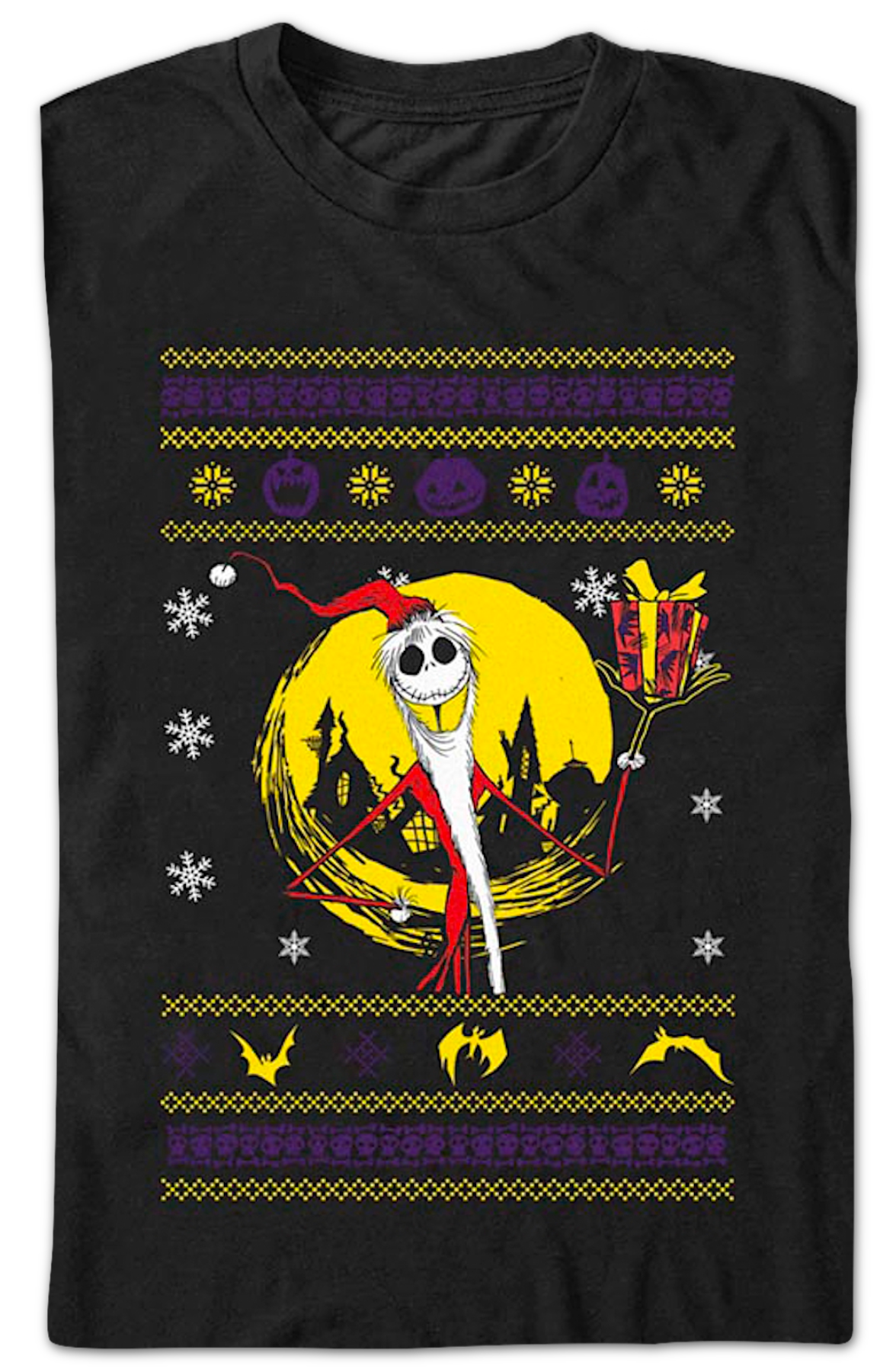 Jack Skellington Faux Ugly Sweater Nightmare Before product image 2