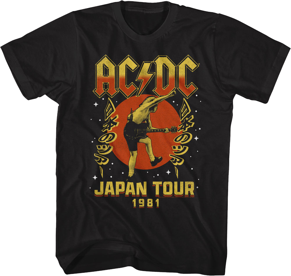 Japan Tour 1981 ACDC Shirt product image 1