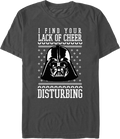 Lack Of Cheer Faux Ugly Christmas Sweater Star Wars T-Shirt product image 1