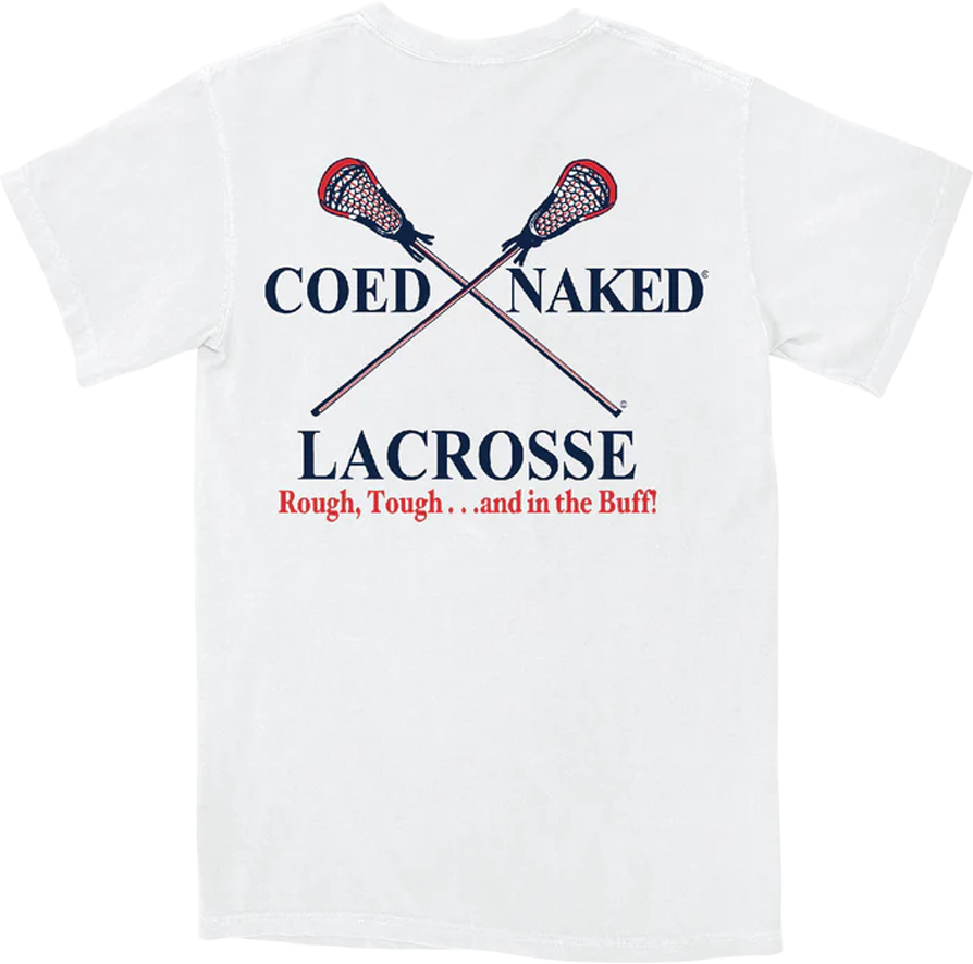 Lacrosse Coed Naked T-Shirt product image 1