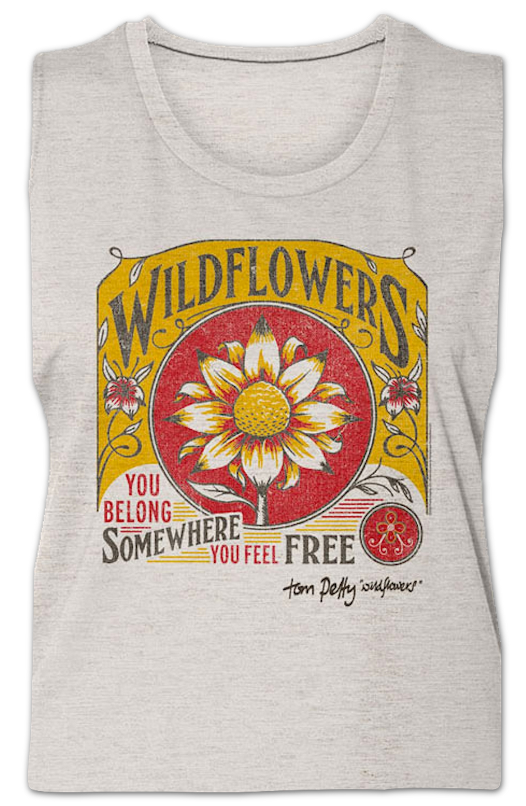 Ladies Wildflowers Tom Petty Sleeveless Shirt product image 2
