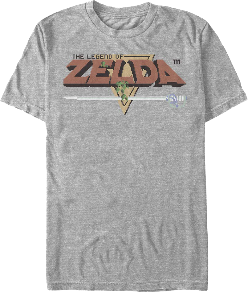 Legend of Zelda Start Screen Nintendo T-Shirt product image 1