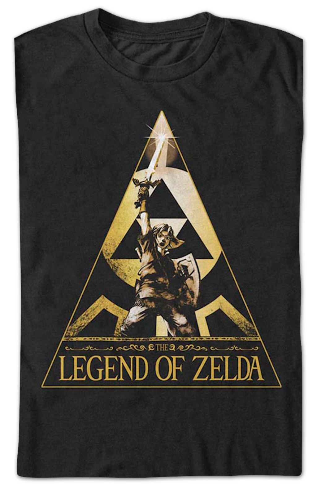 Link Triangle Legend of Zelda Nintendo T-Shirt product image 2