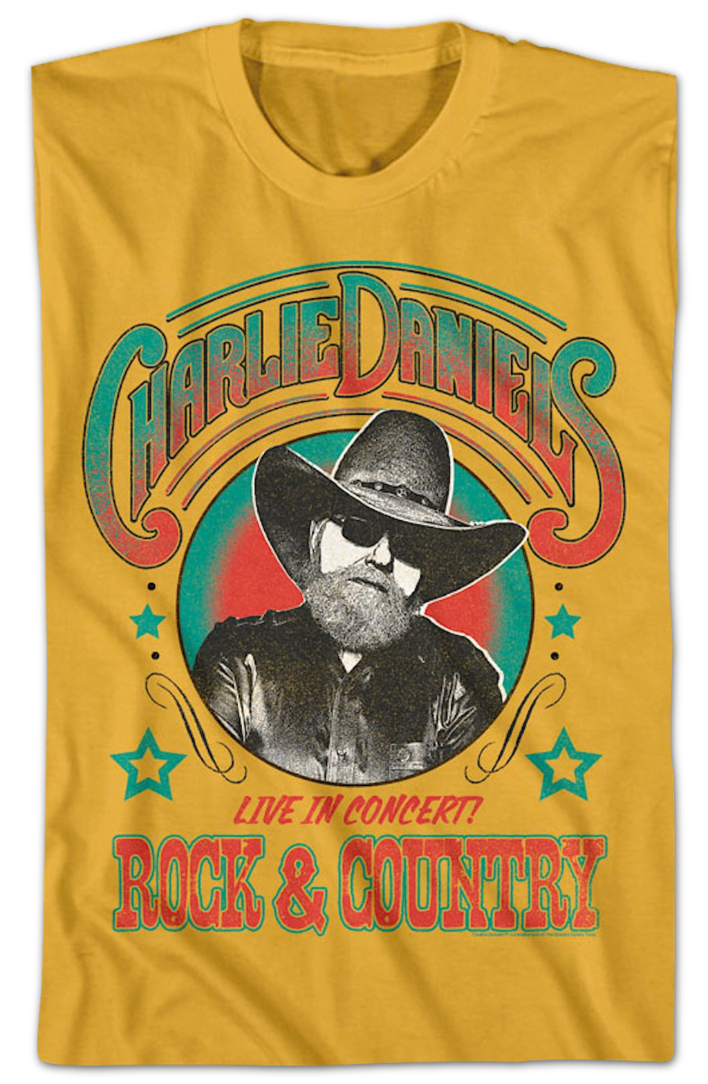 Live In Concert Charlie Daniels T-Shirt product image 2