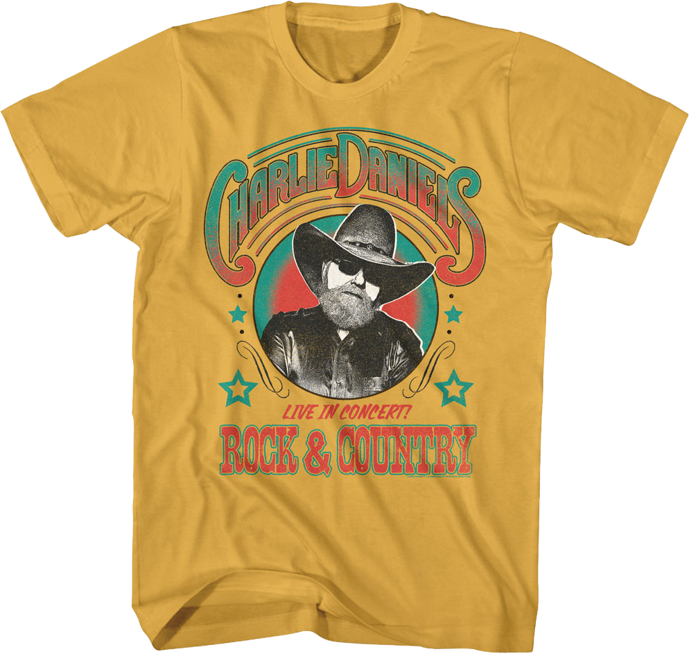 Live In Concert Charlie Daniels T-Shirt product image 1