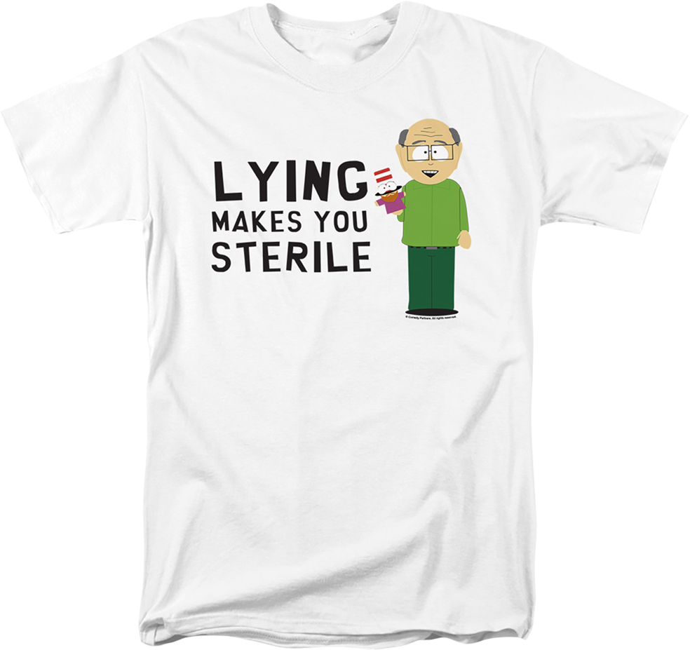 Lying Makes You Sterile South Park T-Shirt product image 1