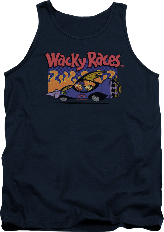 Mean Machine Wacky Races Tank Top