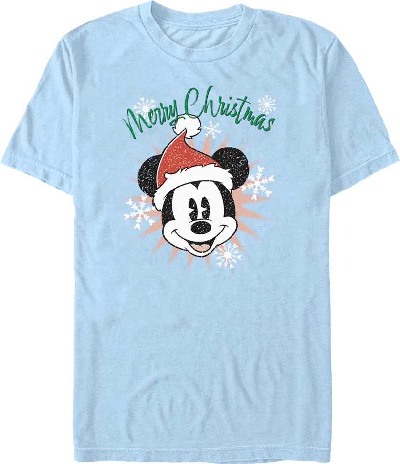 Merry Christmas Mickey Mouse Disney T-Shirt product image 1