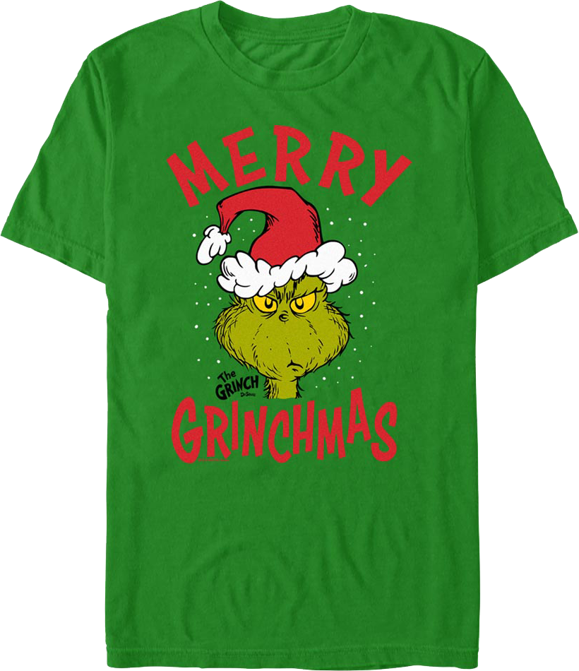 Green Merry Grinchmas Dr. Seuss T-Shirt product image 1