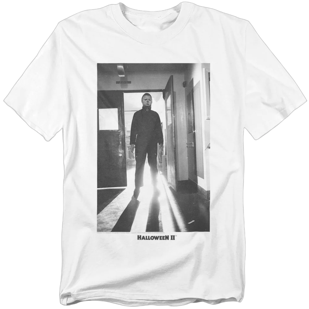 Michael Myers Black & White Photo Halloween II T-Shirt product image 1