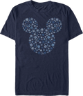 Snowflakes Design Mickey Mouse T-Shirt product image 1