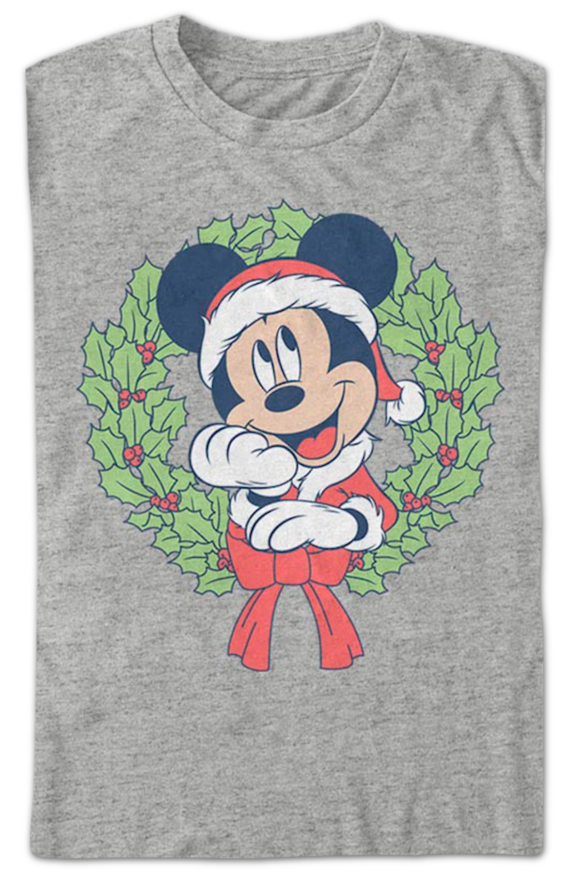 Mickey's Christmas Wreath Disney T-Shirt product image 2