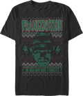 Monster Faux Ugly Christmas Sweater Frankenstein T-Shirt product image 1