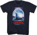 Moonlit Shark Fin Jaws T-Shirt product image 1