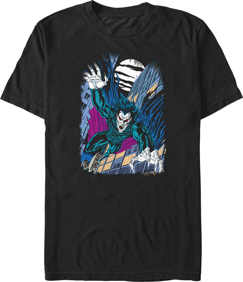 Morbius Vampire Leap Marvel Comics T-Shirt product image 1