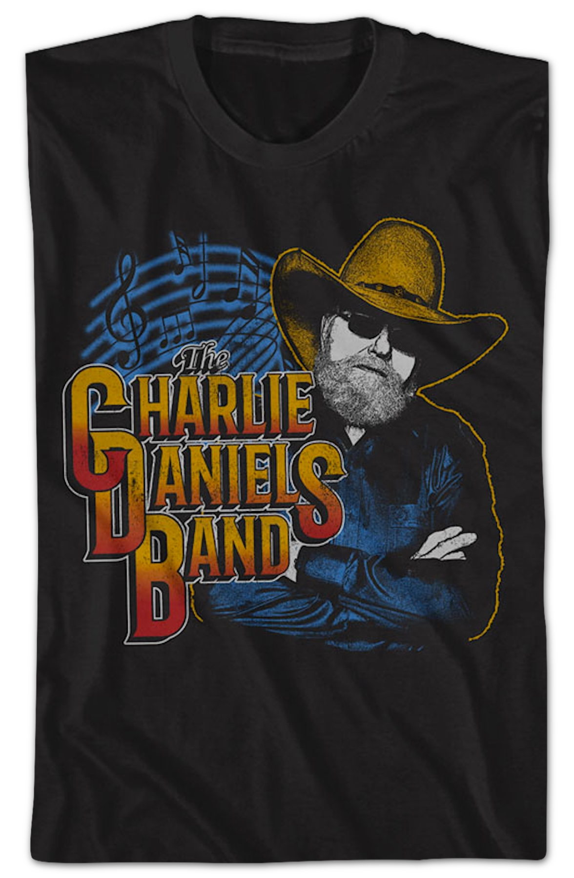 Music Notes Charlie Daniels Band T-Shirt product image 2