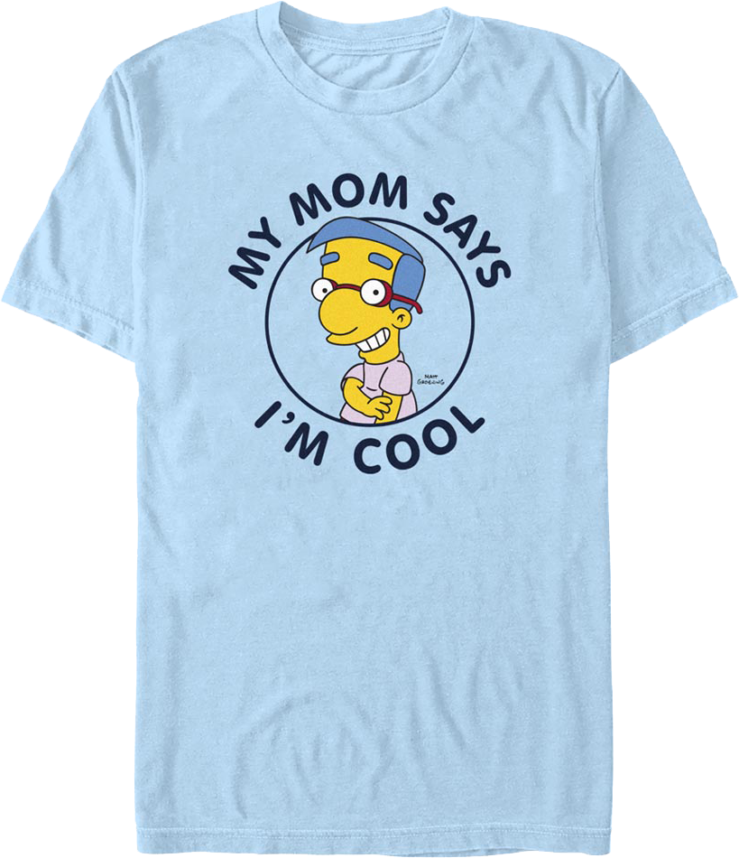 My Mom Says I'm Cool Simpsons T-Shirt product image 1