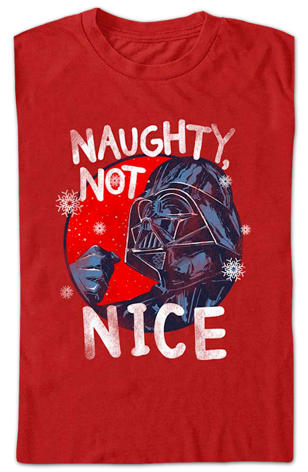 Naughty Not Nice Darth Vader Star Wars T-Shirt product image 2