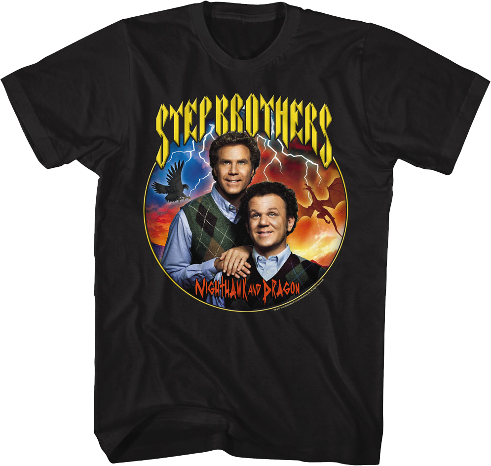 Nighthawk And Dragon Step Brothers T-Shirt product image 1