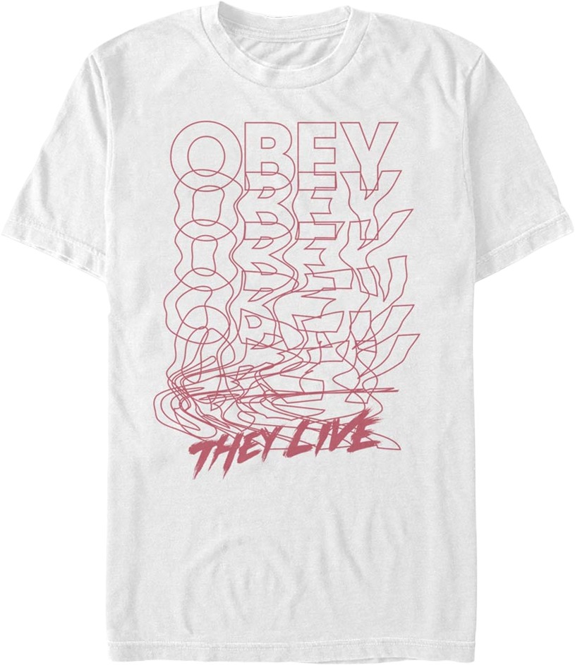 Obey Scribble They Live T-Shirt product image 1