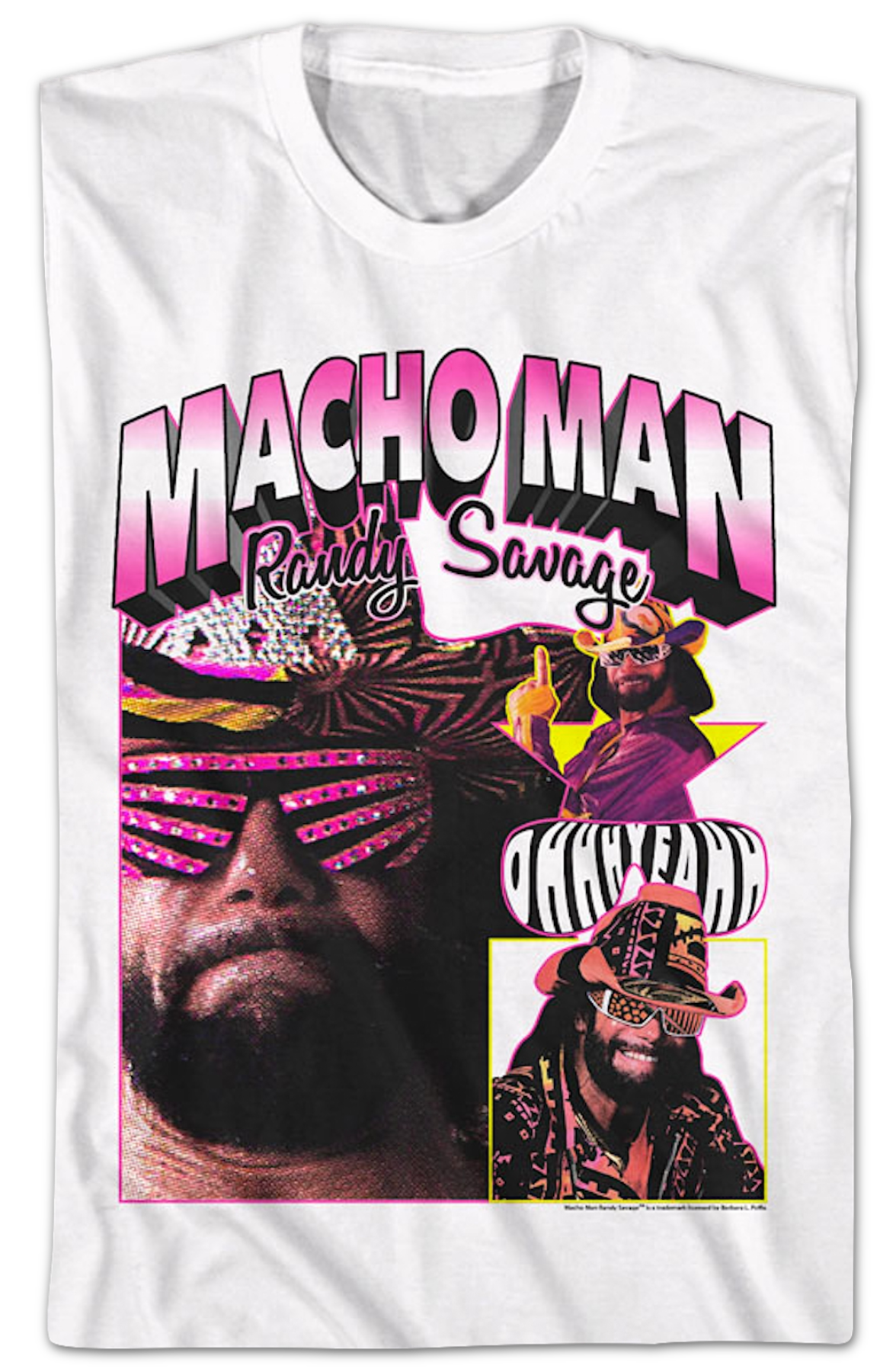 Ohhh Yeahh Collage Macho Man Randy Savage T-Shirt product image 2