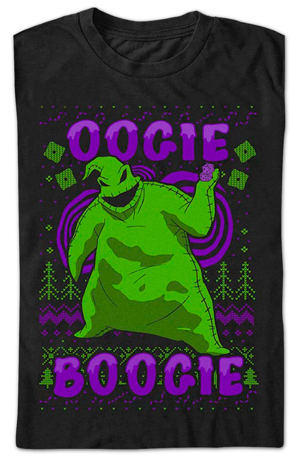 Oogie Boogie Faux Ugly Sweater Nightmare Before Christmas product image 2