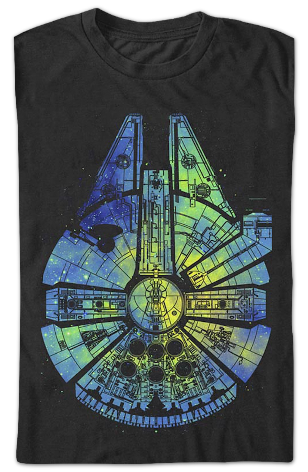 Painted Millennium Falcon Star Wars T-Shirt product image 2