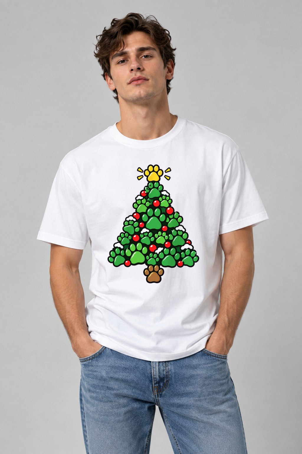 Paw Print Christmas Tree product image 1