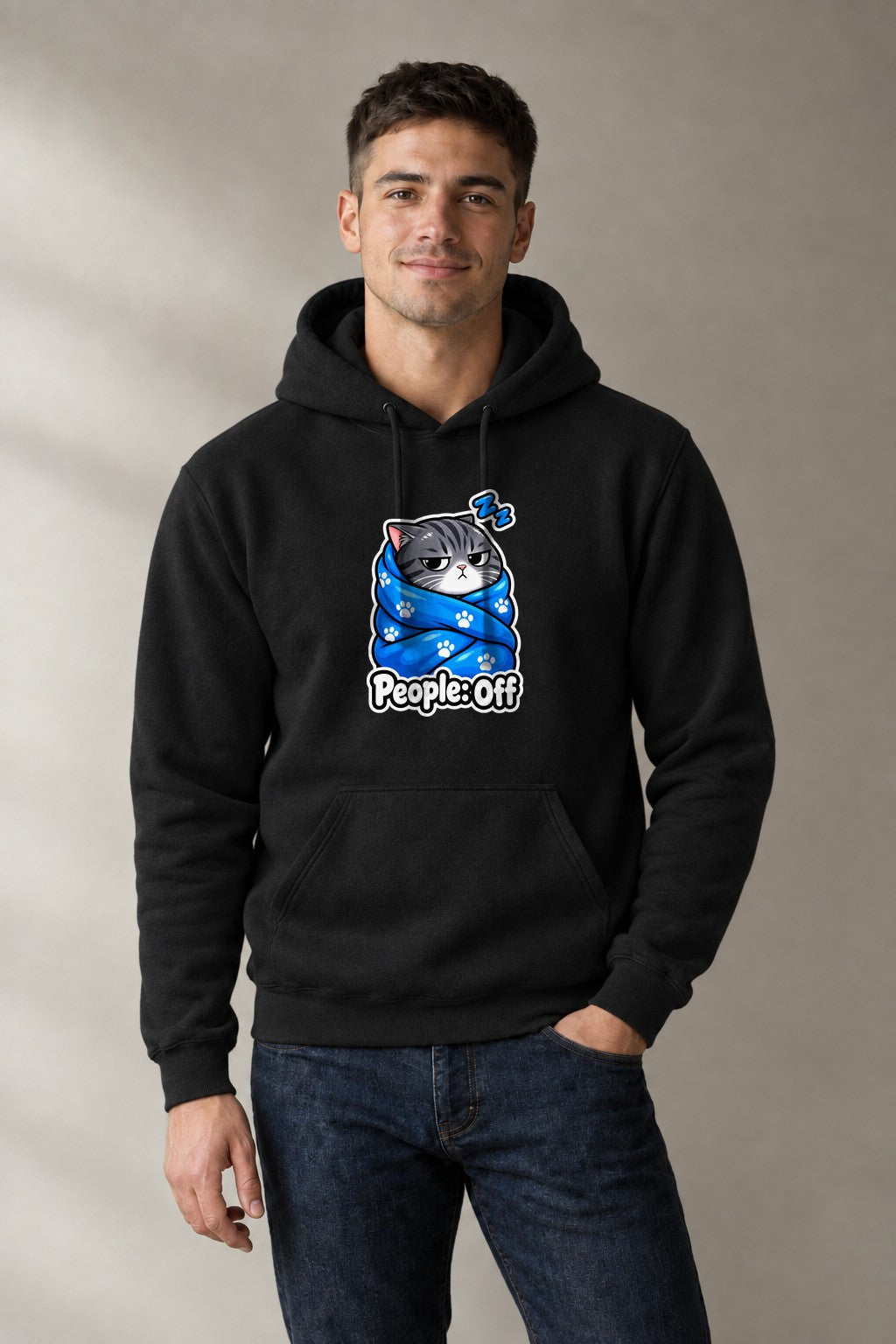 People Off Cat Blanket