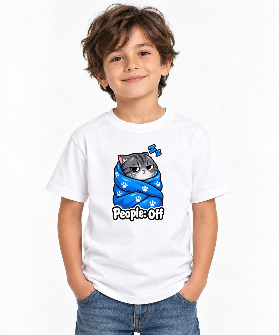 People Off Cat Blanket