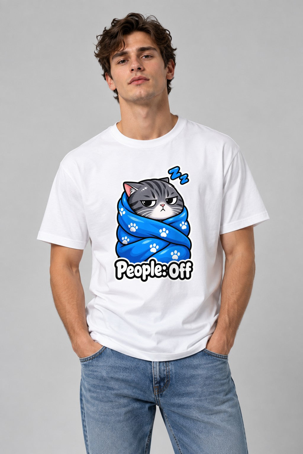 People Off Cat Blanket