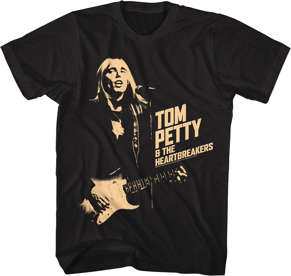 Monochrome Tom Petty & The Heartbreakers T-Shirt product image 1