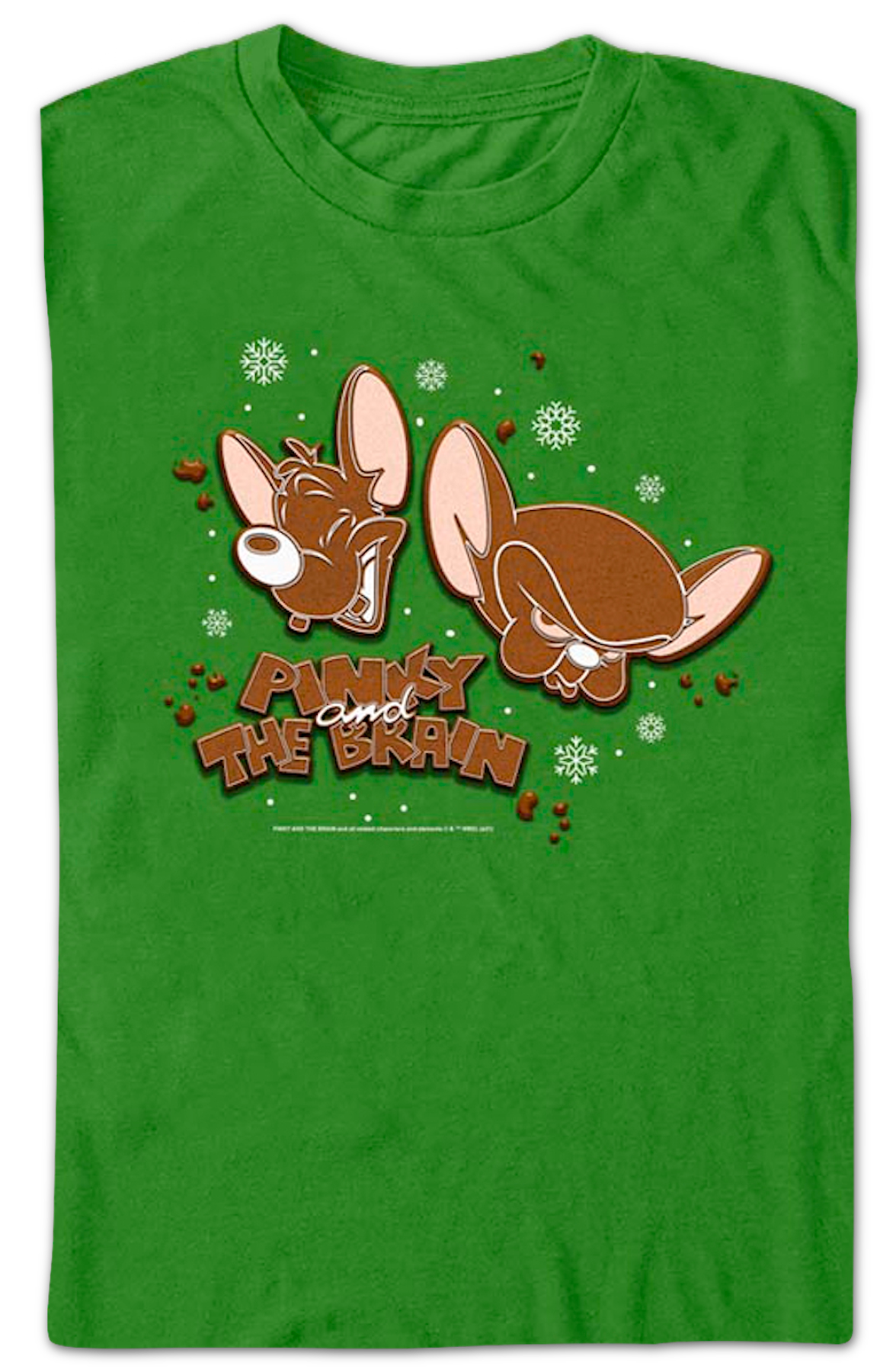 Pinky and The Brain Gingerbread Cookies Animaniacs T-Shirt product image 1