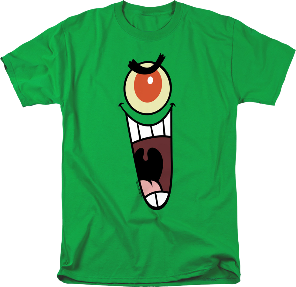Plankton Face SpongeBob SquarePants T-Shirt product image 1