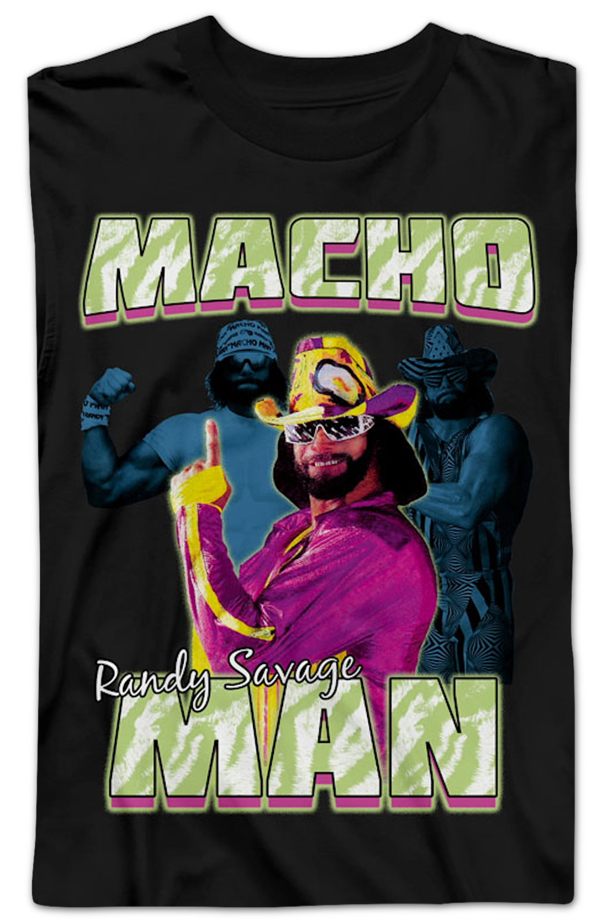 Posing Collage Macho Man Randy Savage Long Sleeve Shirt product image 2