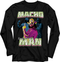 Posing Collage Macho Man Randy Savage Long Sleeve Shirt product image 1