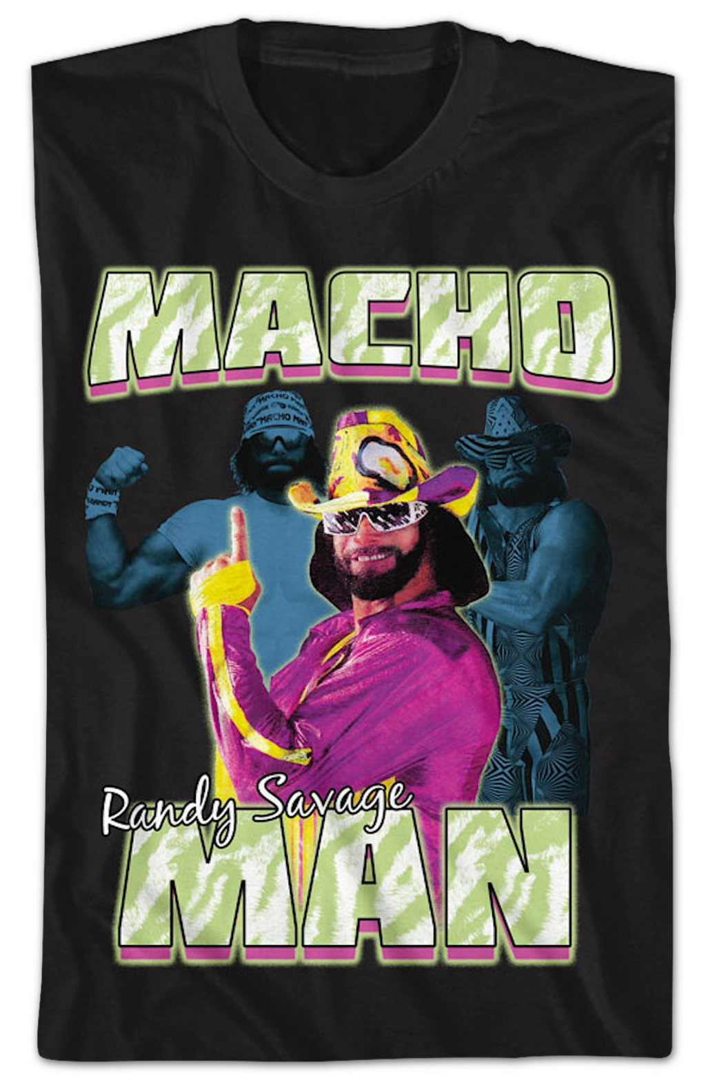 Posing Collage Macho Man Randy Savage T-Shirt product image 2