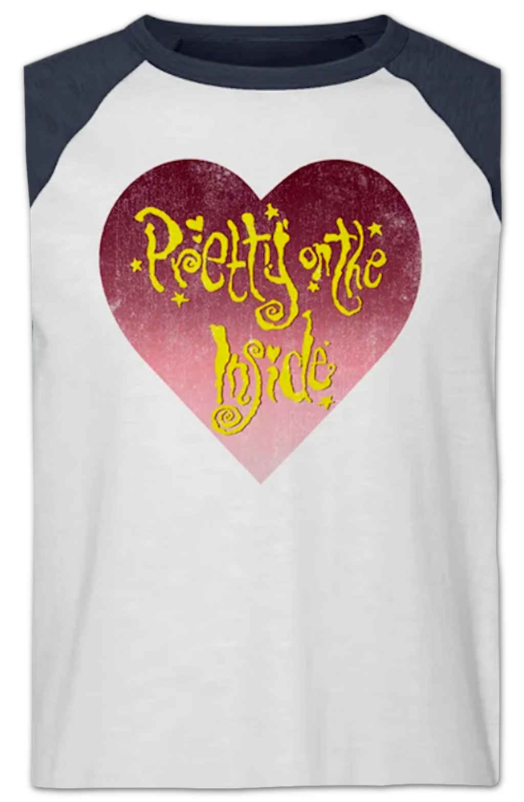 Pretty on the Inside Hole Raglan Baseball Shirt product image 2
