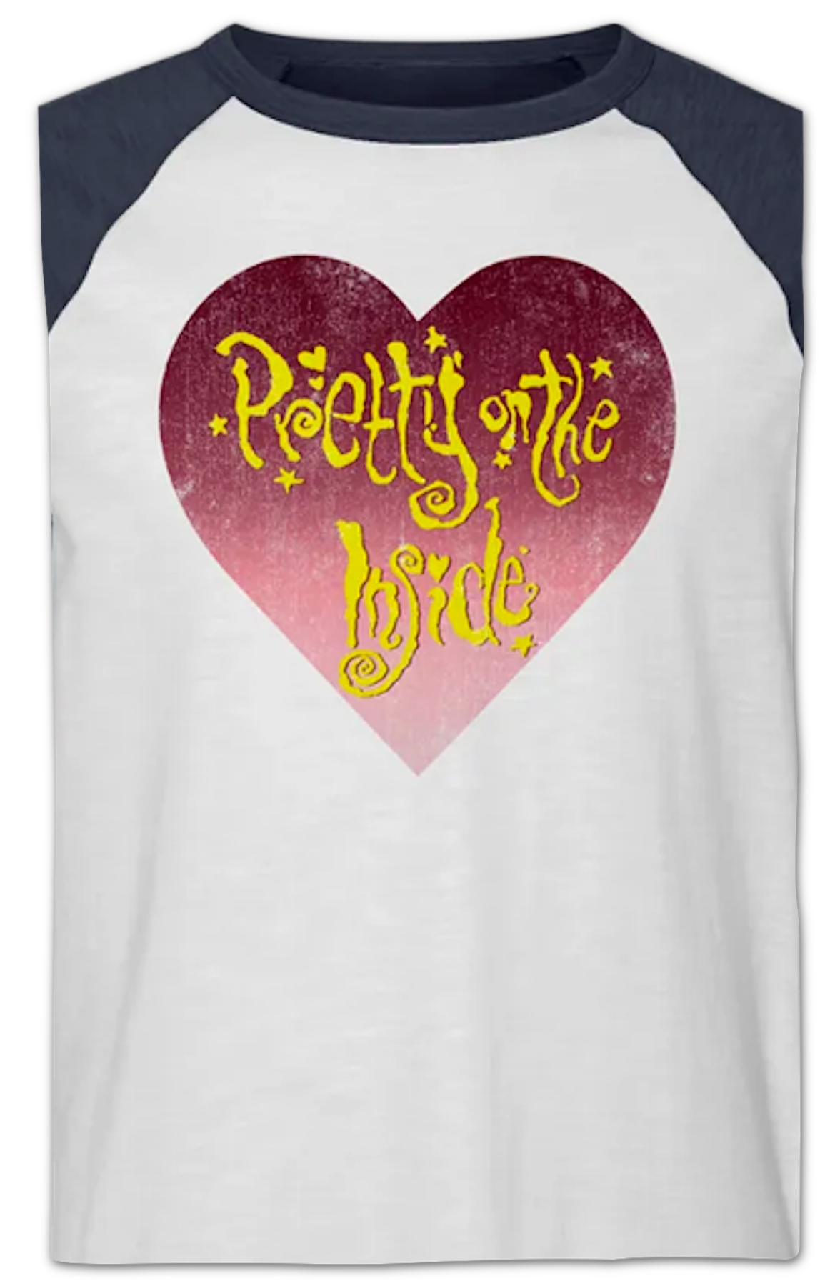 Pretty on the Inside Hole Raglan Baseball Shirt product image 2