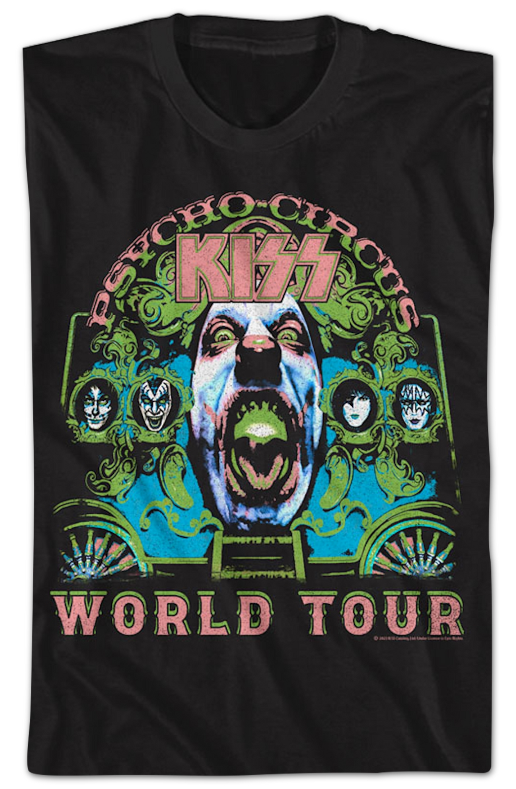 Psycho Circus World Tour KISS T-Shirt product image 2