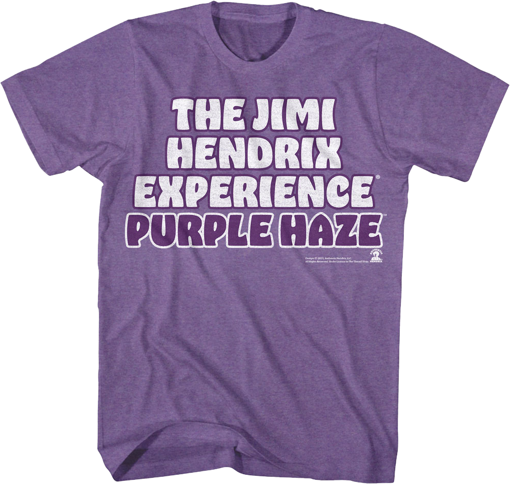 Purple Haze The Jimi Hendrix Experience T-Shirt product image 1