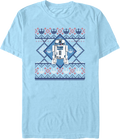 R2-D2 Faux Ugly Christmas Sweater Star Wars T-Shirt product image 1