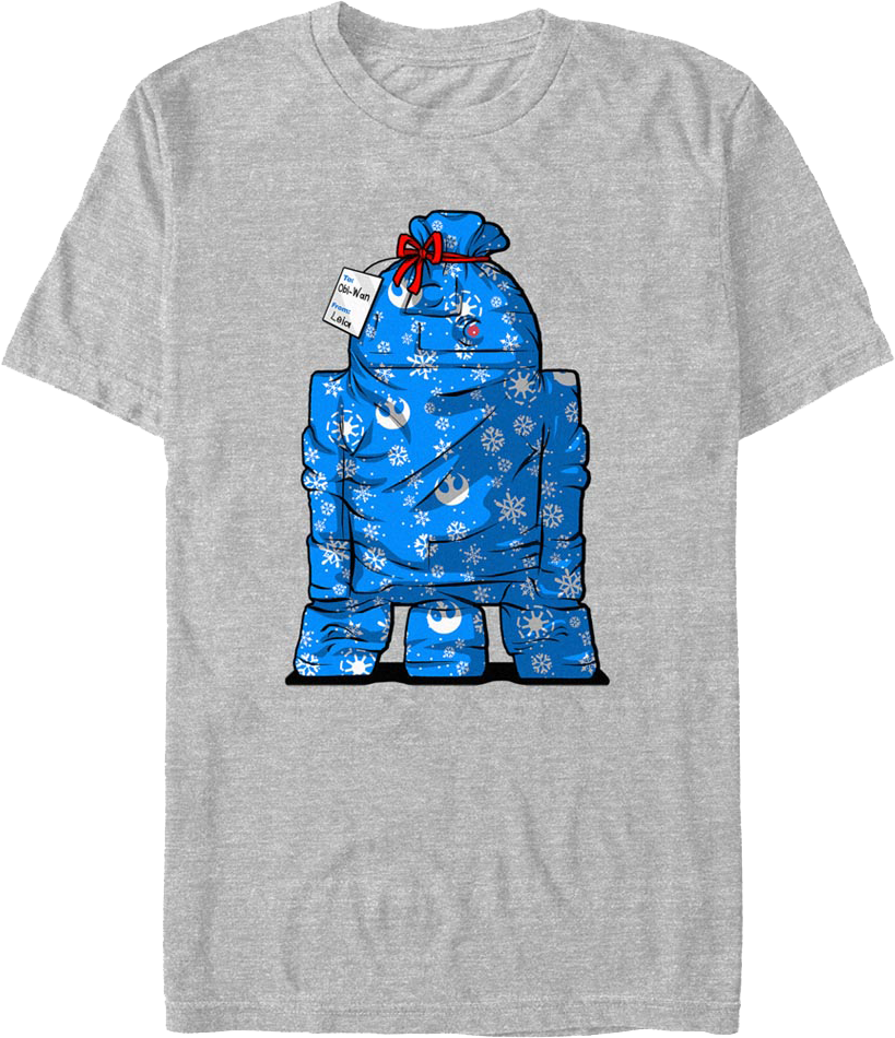 R2-D2 Giftwrapped Star Wars T-Shirt product image 1
