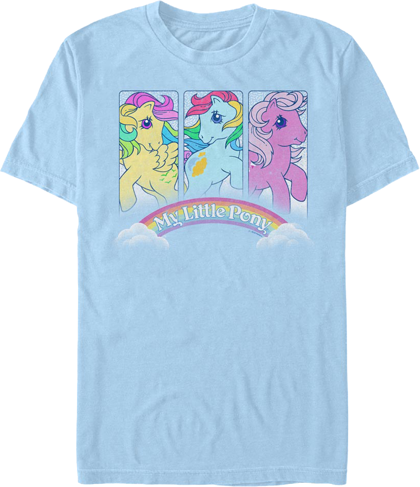 Rainbow Panels Little Pony T-Shirt product image 1