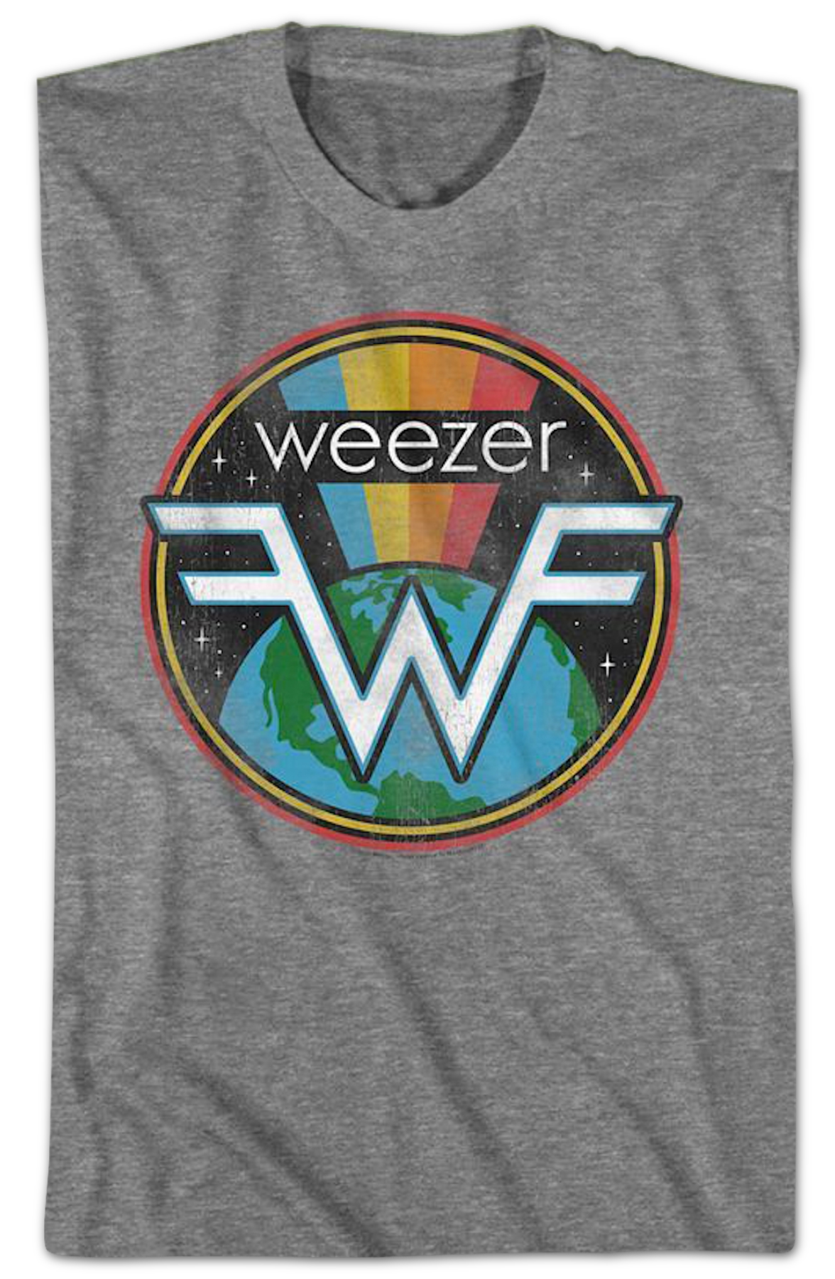 Rainbow Space Logo Weezer T-Shirt product image 2
