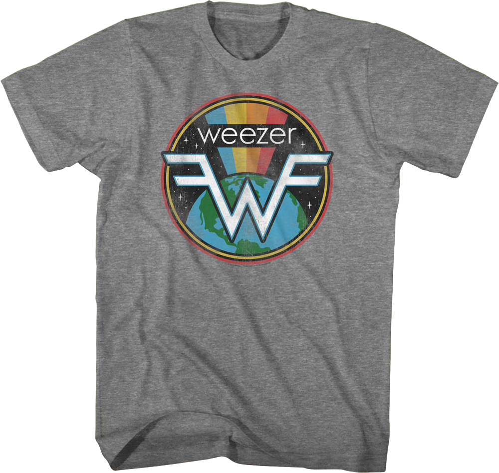 Rainbow Space Logo Weezer T-Shirt product image 1