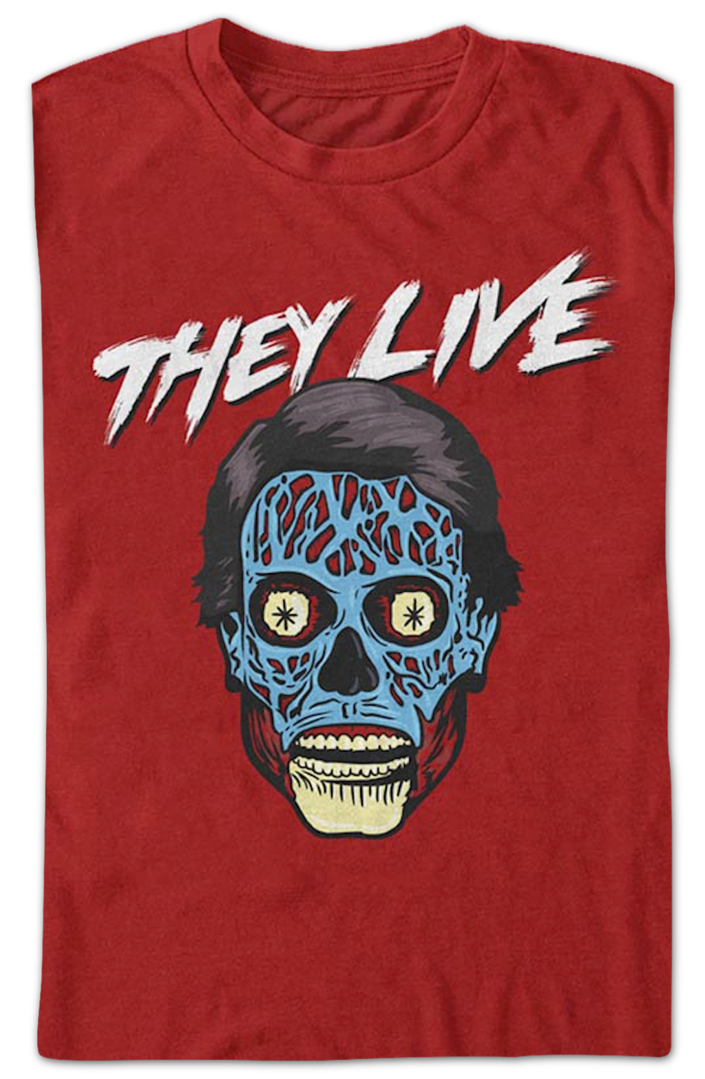 Red Alien They Live T-Shirt product image 2