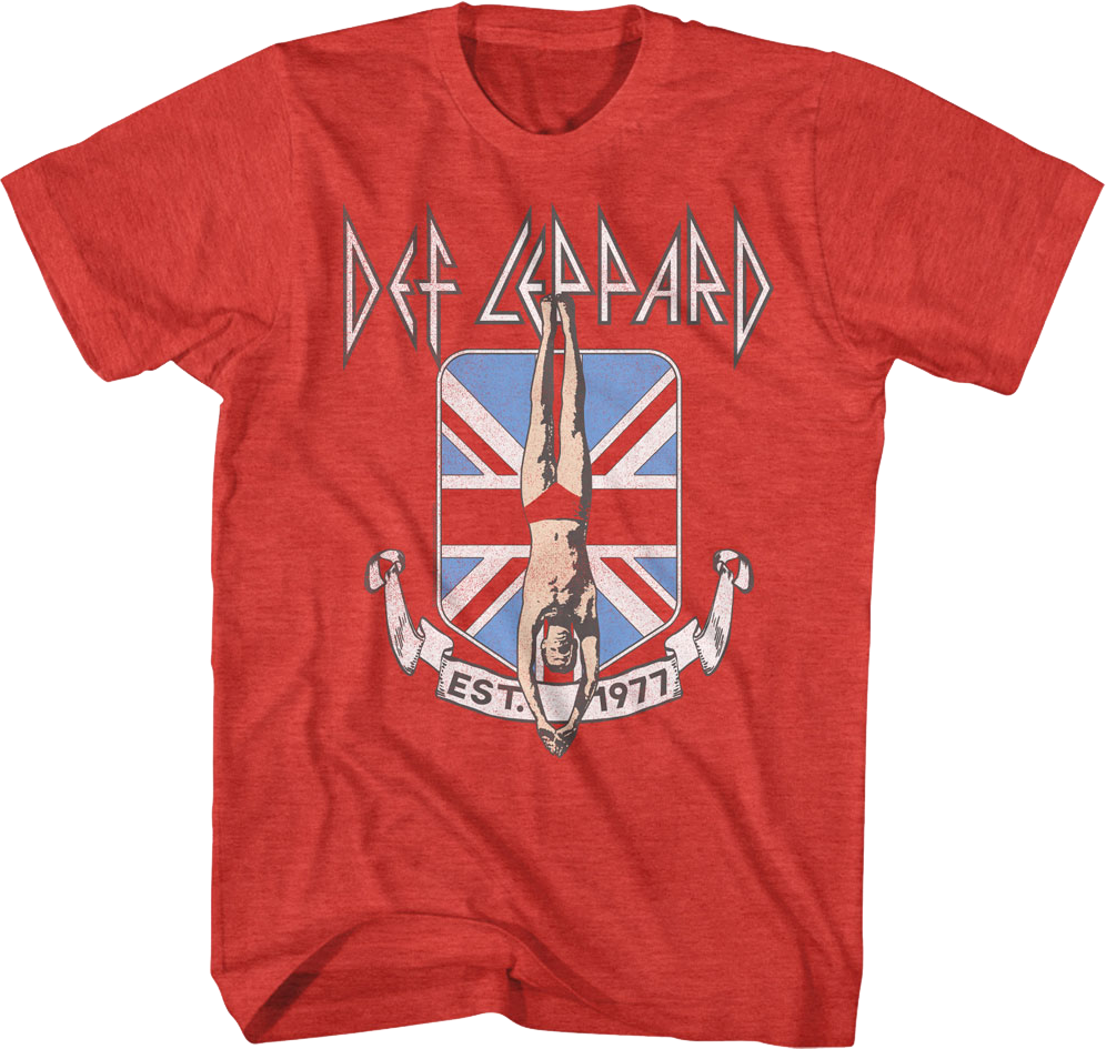 Red Est. 1977 Def Leppard T-Shirt product image 1